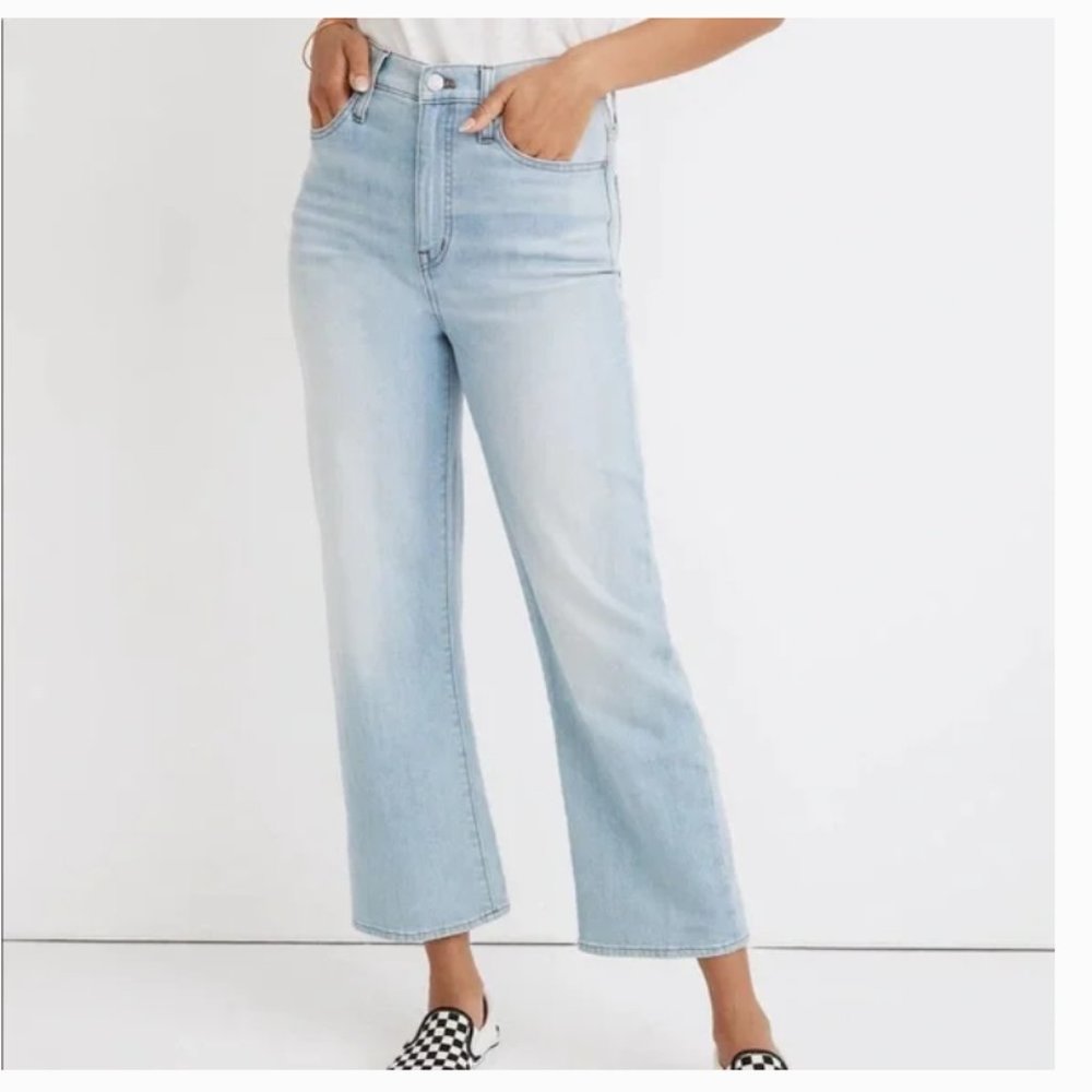 Madewell Wide Leg Crop Jeans